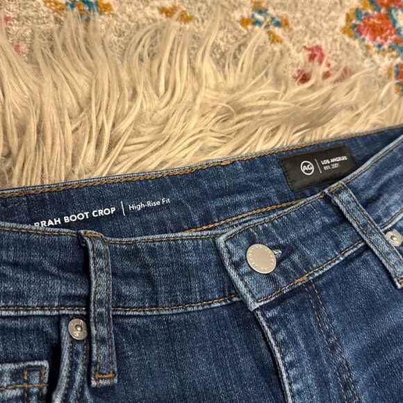 AG Adriano Goldschmied Farrah boot crop jeans size 28 - Picture 2 of 8